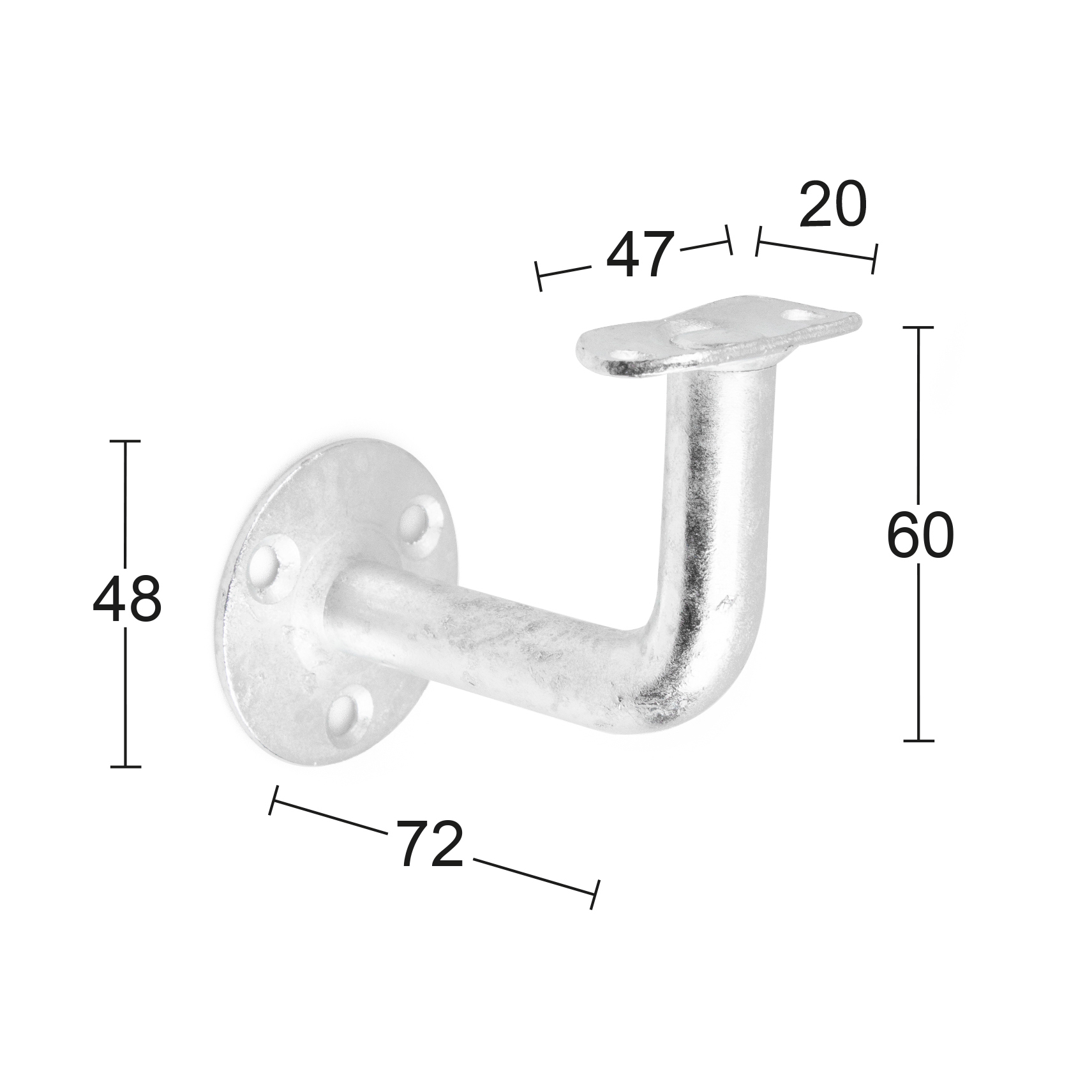 Ledstångskrok Habo 87