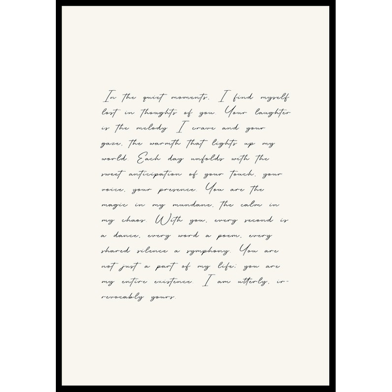 Poster Gallerix The Letter