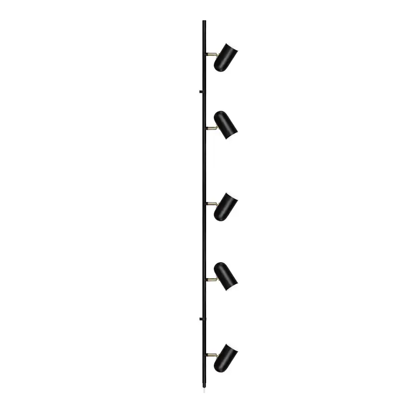 Taklampa Globen Lighting Swan 5 Svart