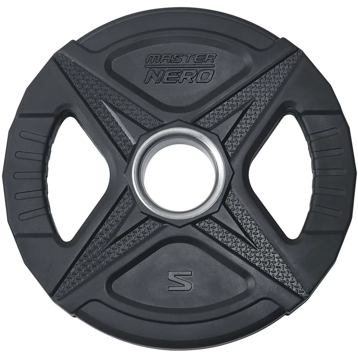 Viktskiva Master Fitness Nero Rubber