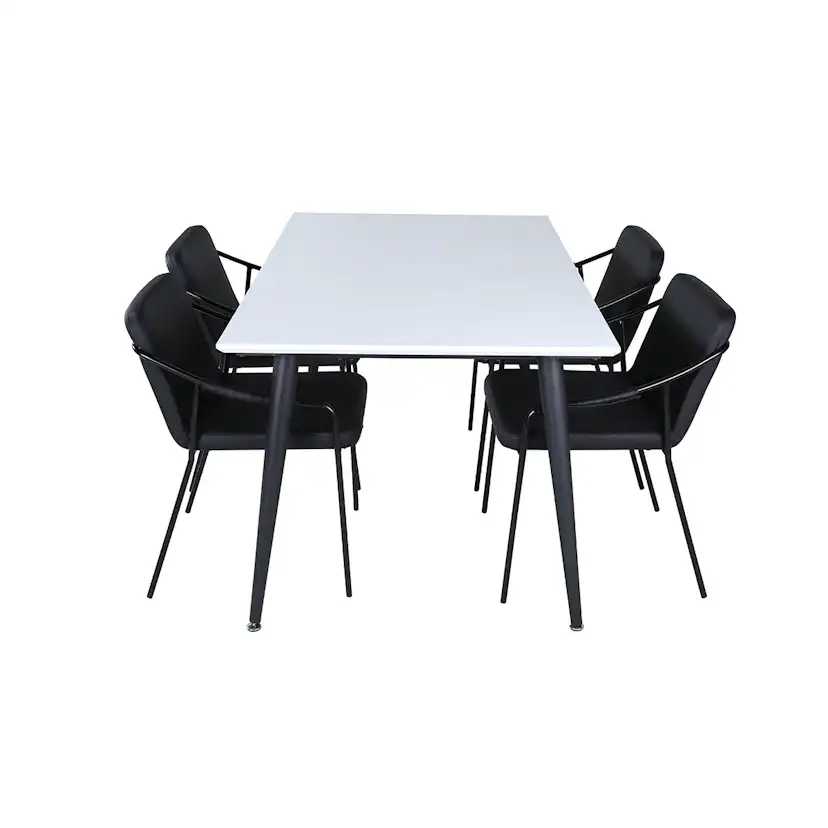 Matgrupp Venture Home Jolie med 4 Tjärö Stolar
