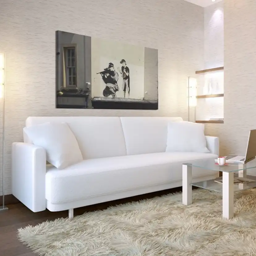 Tavla Arkiio Sniper And Boy Banksy 60x40