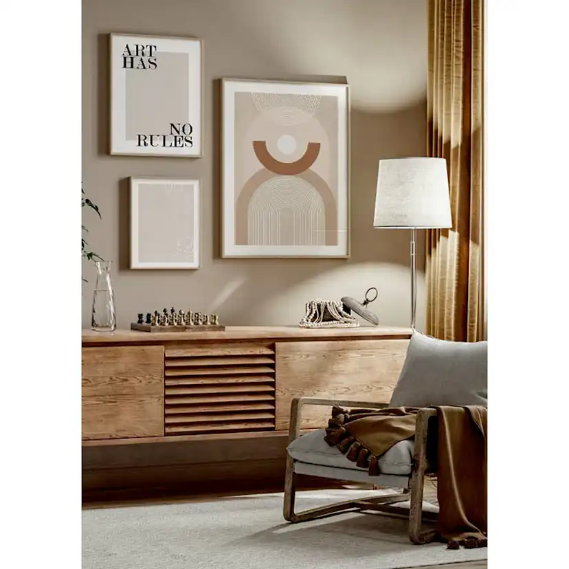 Poster Gallerix Geometric Shapes No3