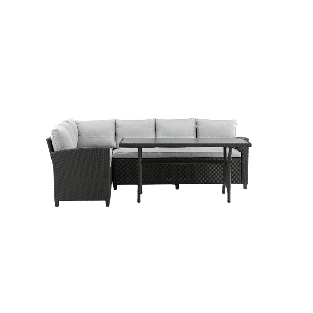 Brentwood Corner sofa - Black/Grey Svart/Grå