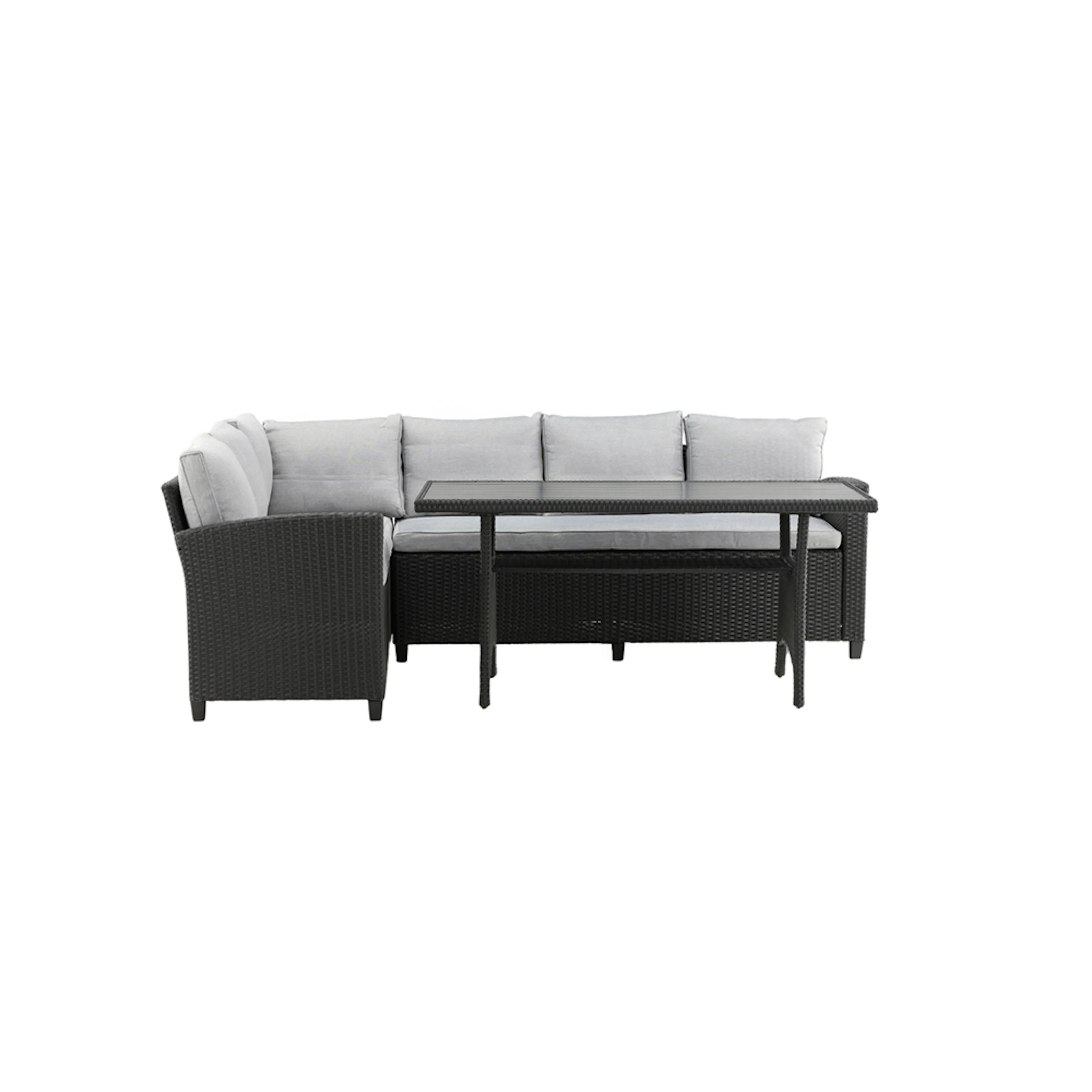 Brentwood Corner sofa - Black/Grey Svart/Grå