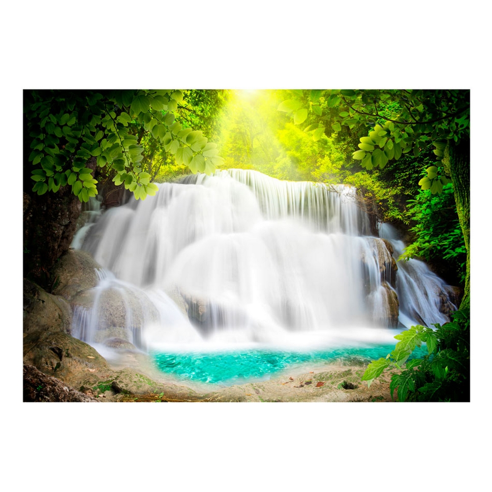 Fototapet Arkiio Självhäftande Arcadian Waterfall