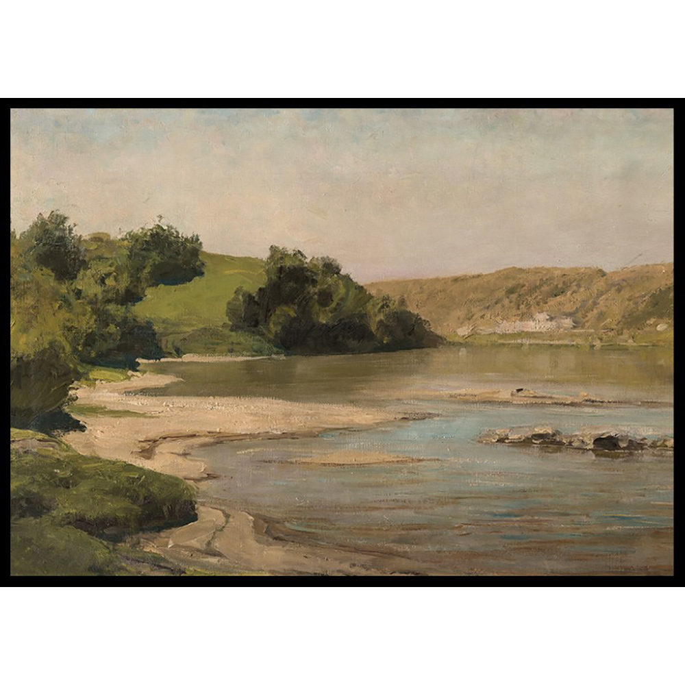 Poster Gallerix Oka River By Vasily Polenov