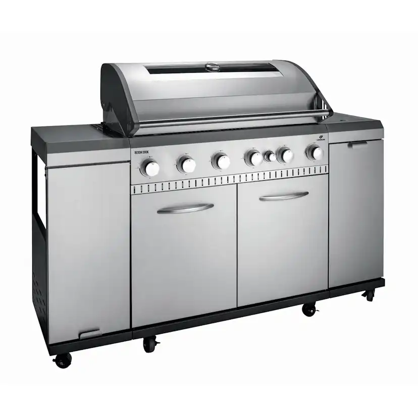 Gasolgrill Landmann Rexon 6.1 PTS cooK Rostfritt Stål 12120