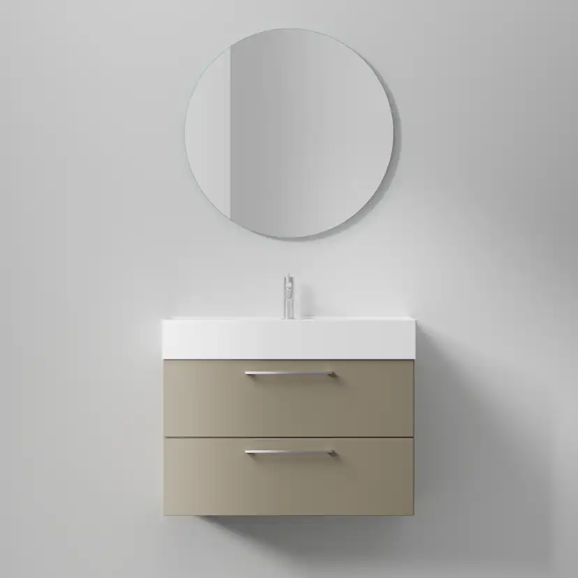 Tvättställsskåp INR Core Solid med 2 Lådor