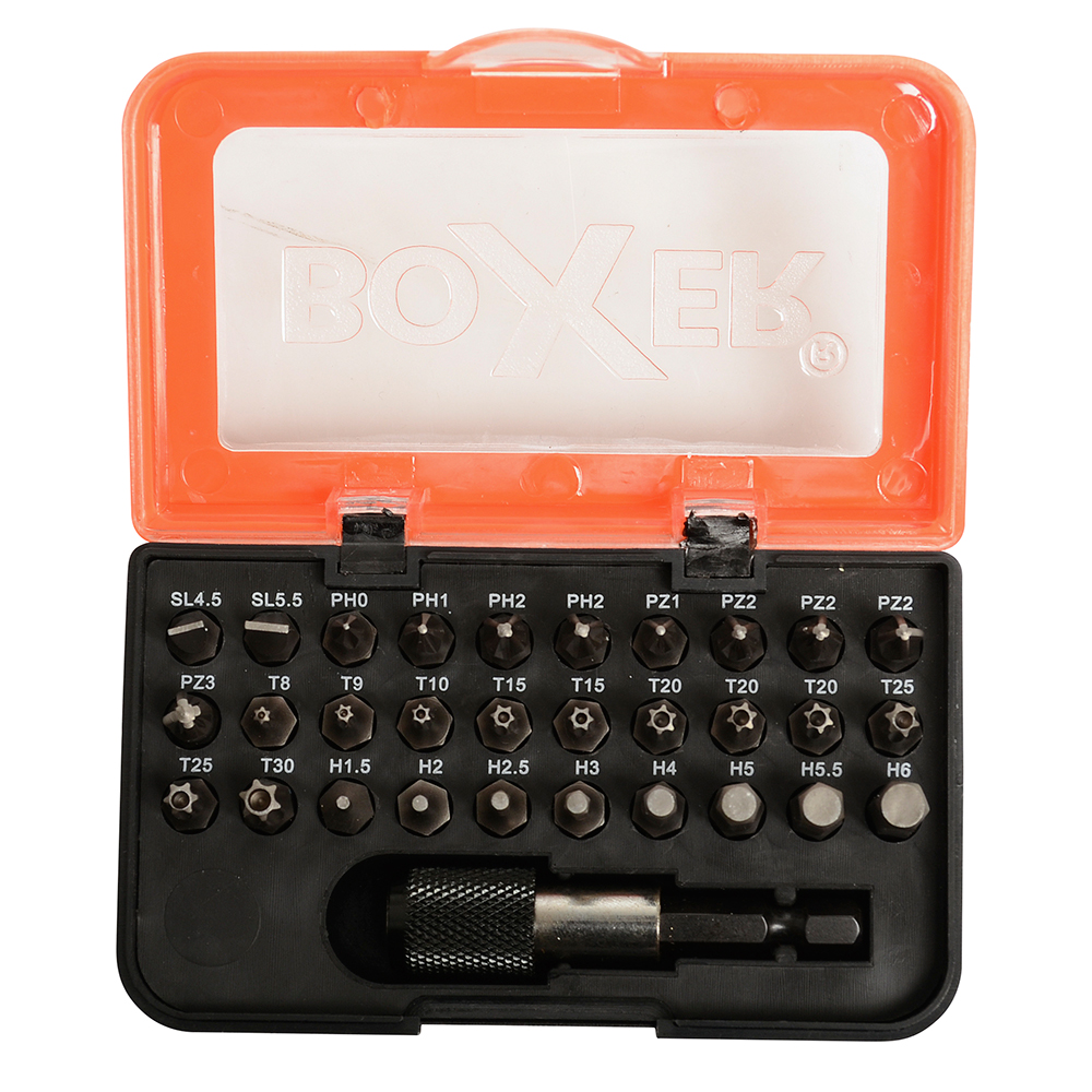 Bitsats Boxer 31-delar S2-stål