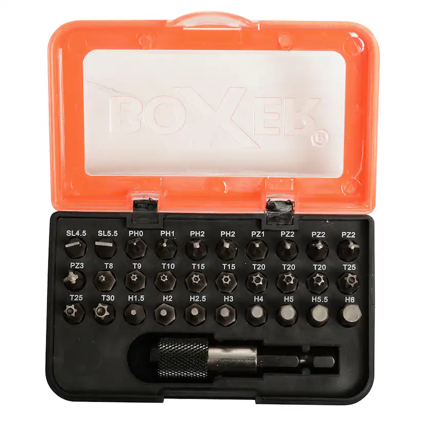 Bitsats Boxer 31-delar S2-stål