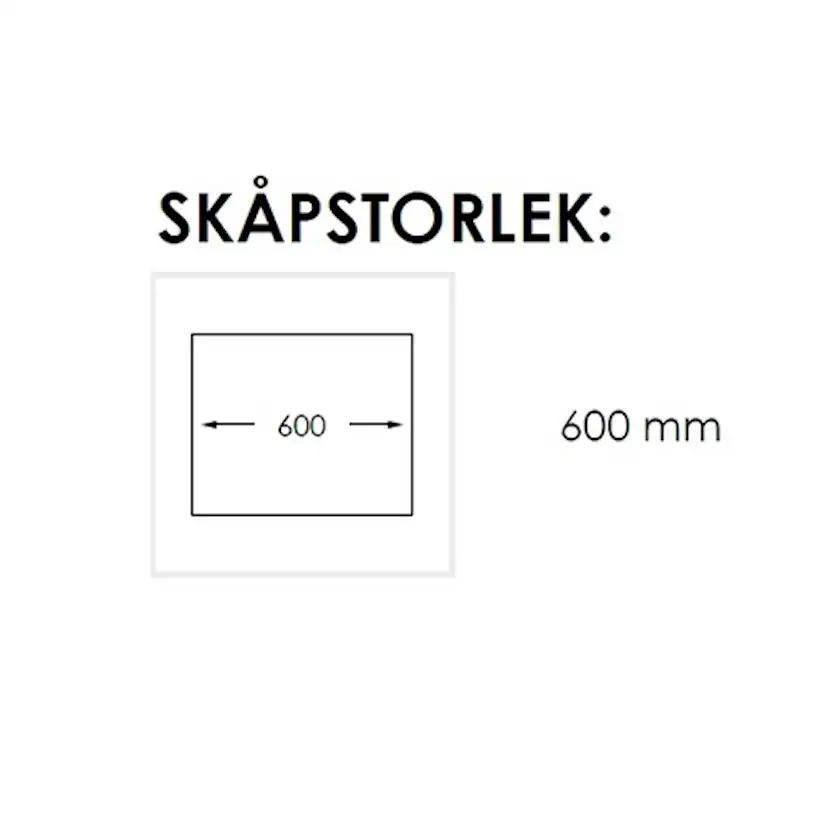 Diskho Nordic Tech Zirkon 500 Rostfritt Stål för Kök och Tvättstuga