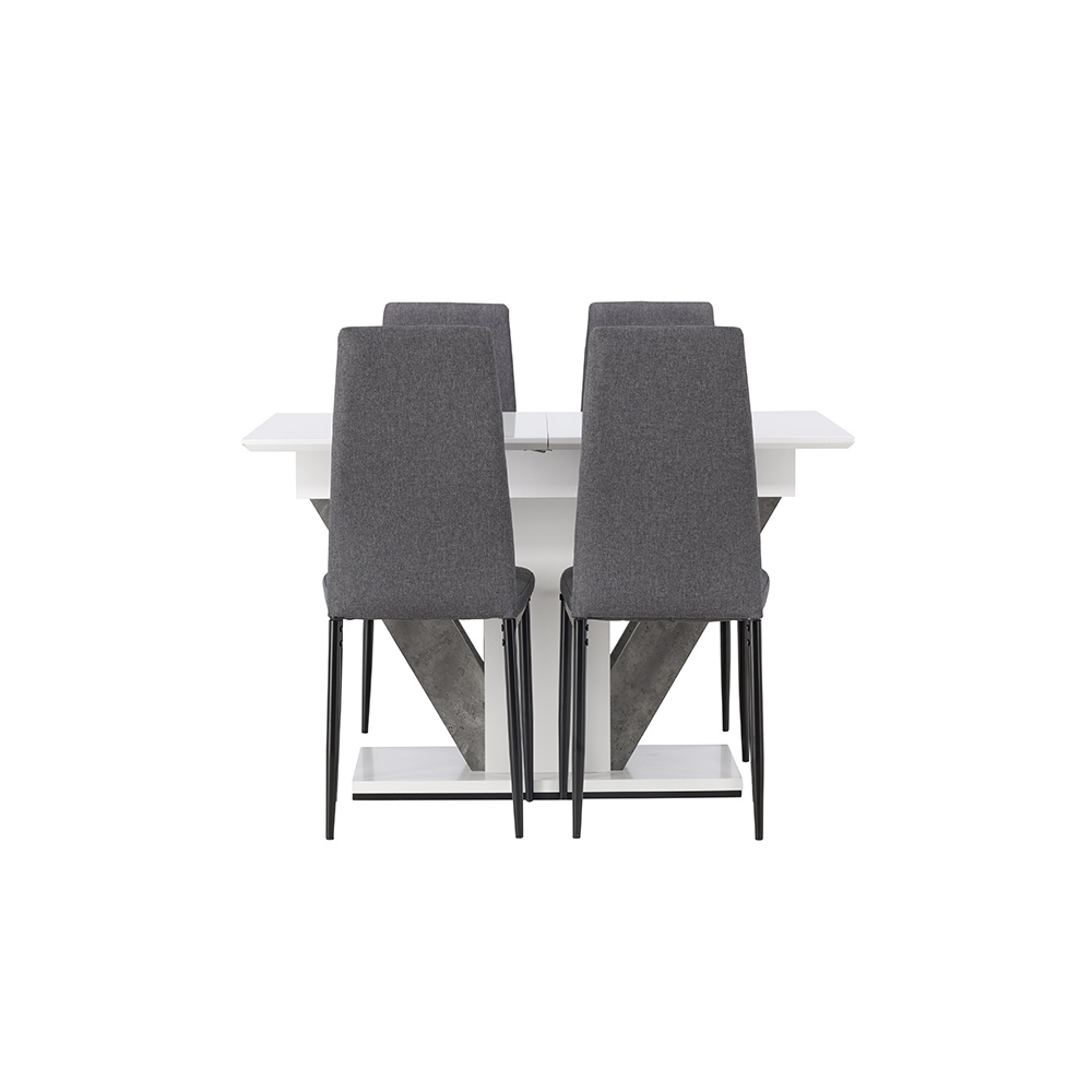Matgrupp Venture Home Disa med 4 Petra Stolar