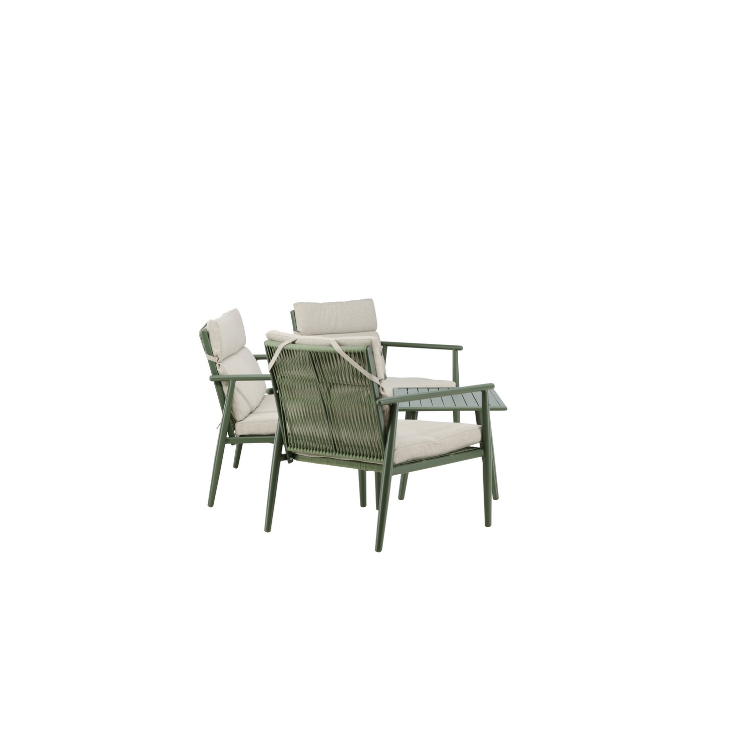Mazzaro Sofa Set - Green / Beige Grön