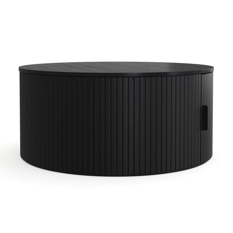 Soffbord In Living Noira Ø80 cm med Förvaring