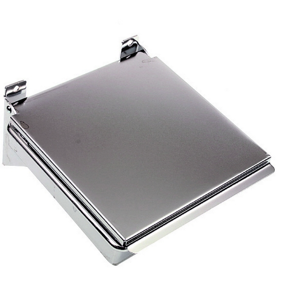 Sanitetspåshållare Habo 175x165 mm Förkromat Stål