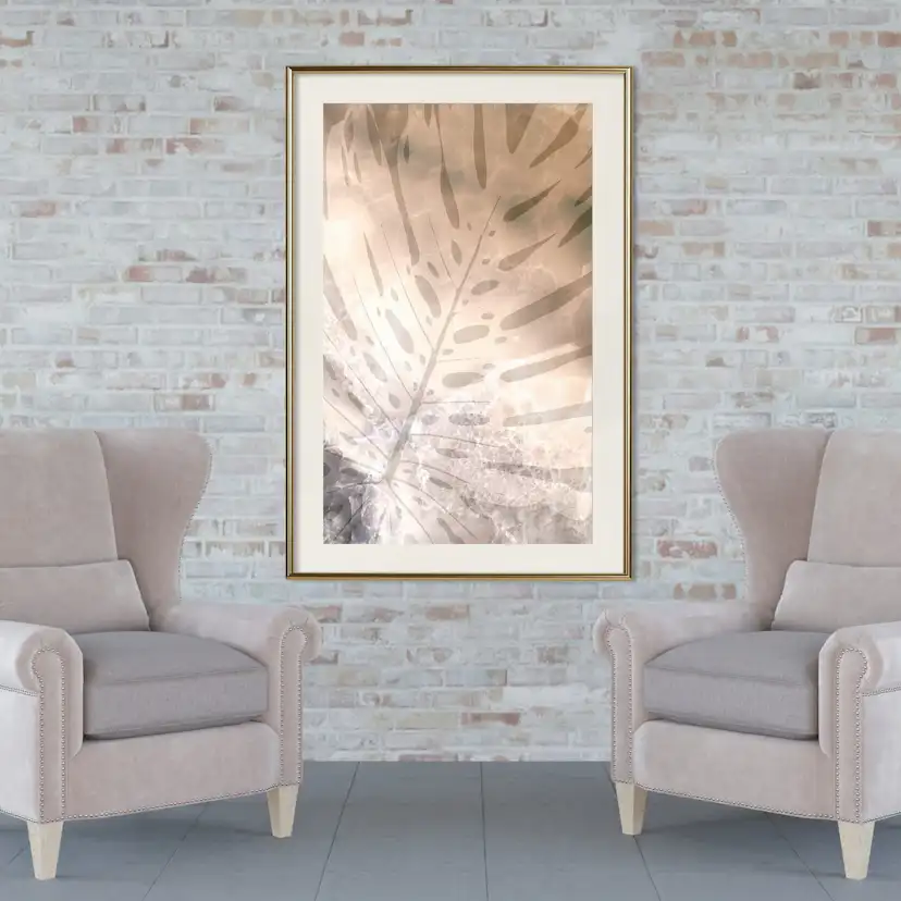 Poster Artgeist Affisch Amber Monstera
