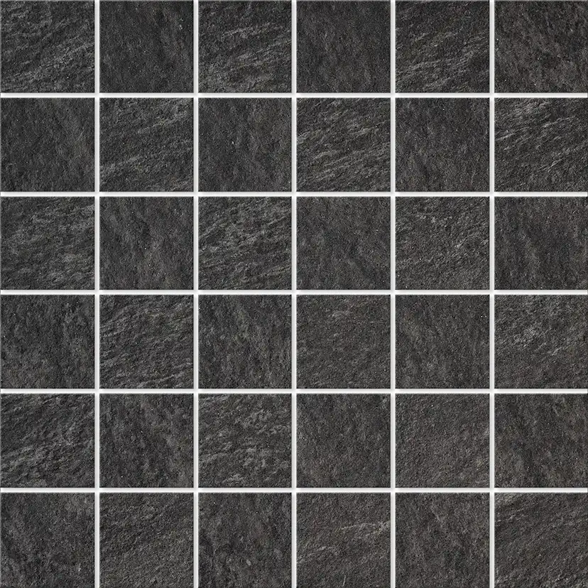 Klinker Bricmate D0505 Quartzit Black 5x5 cm