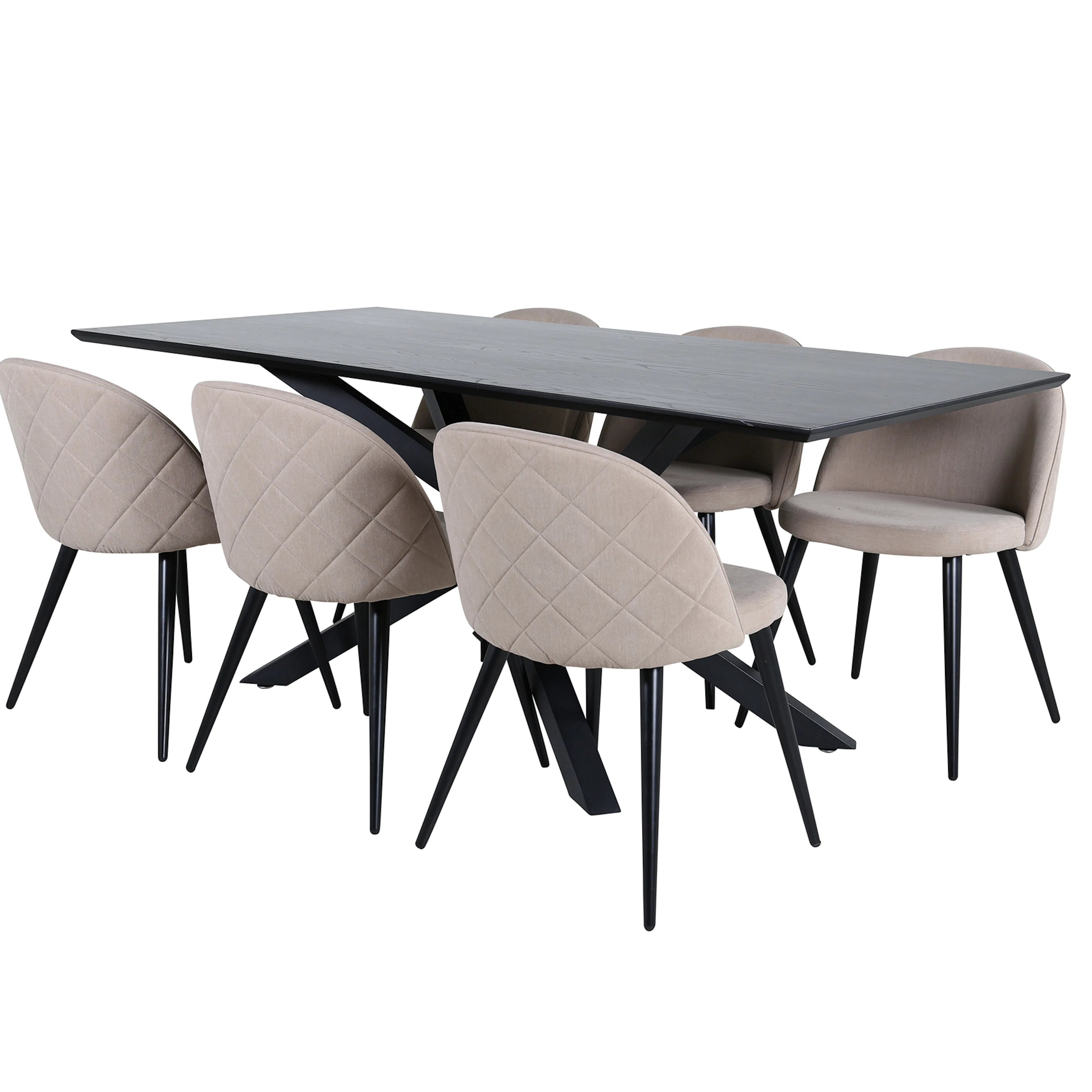 Svart/Beige/Svart