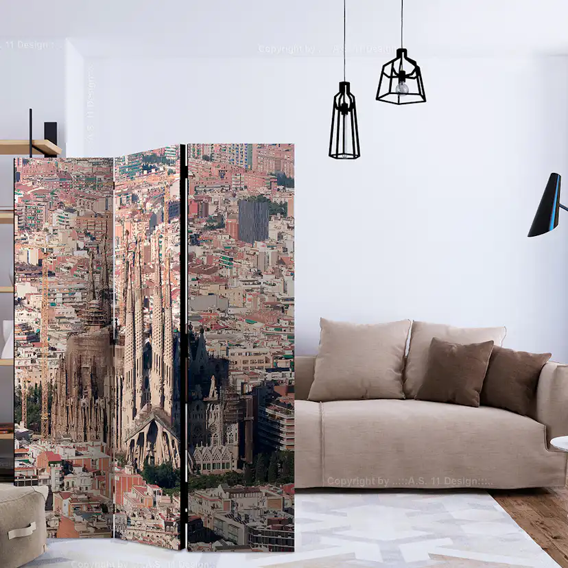 Rumsavdelare Arkiio Heart Of Barcelona 135x172 cm