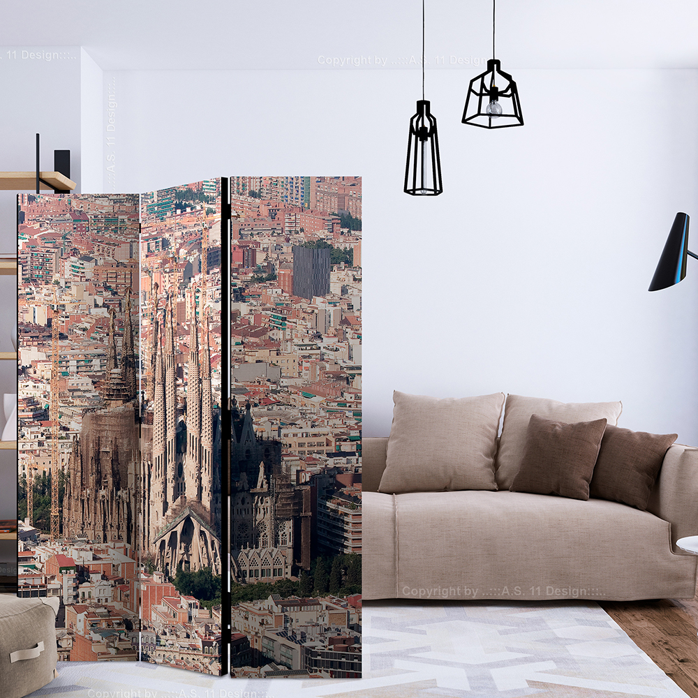 Rumsavdelare Skärmvägg Arkiio Heart Of Barcelona 135x172 cm