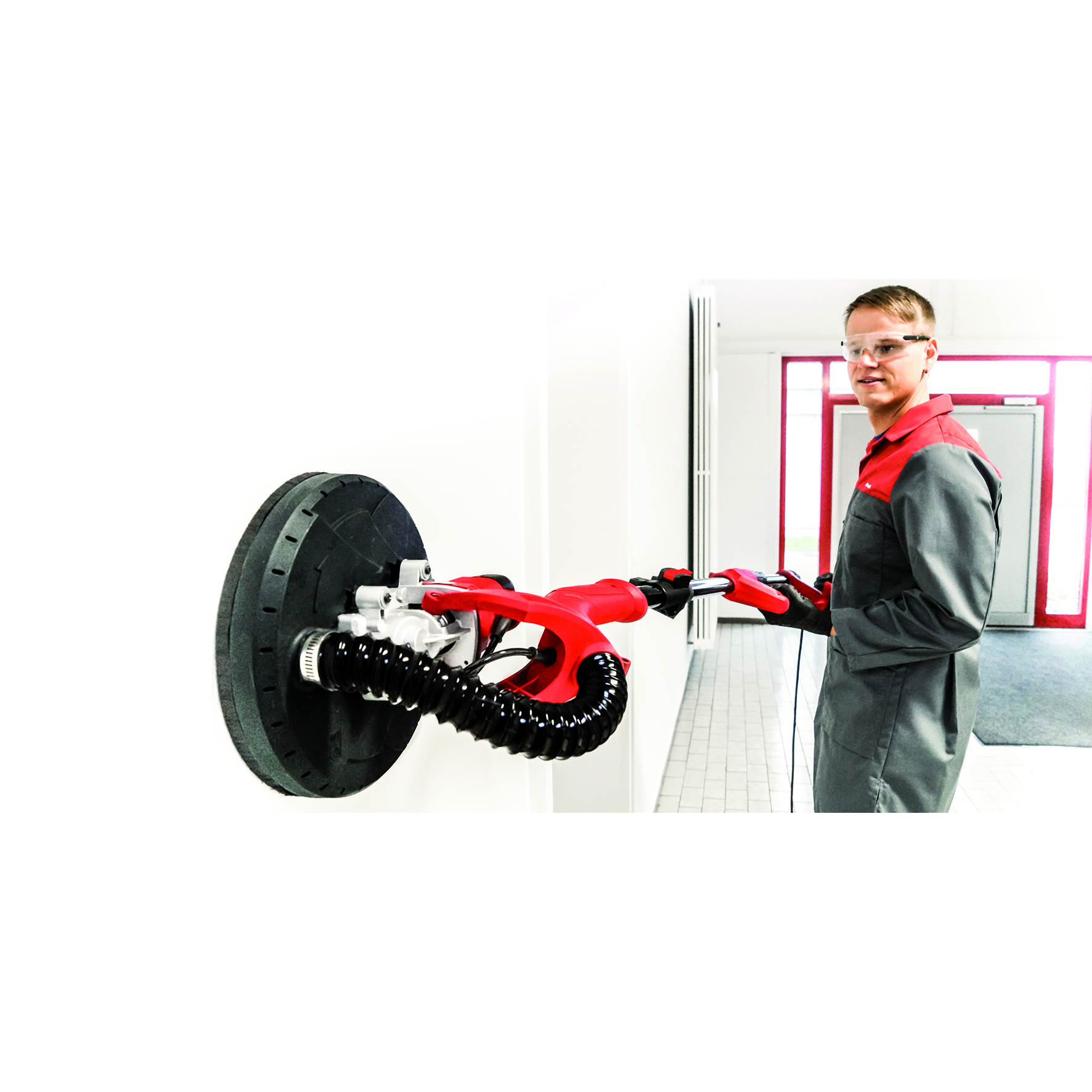 Polermaskin Einhell TC-DW 225 Slipgiraff 600 W För Gips Sladdlös