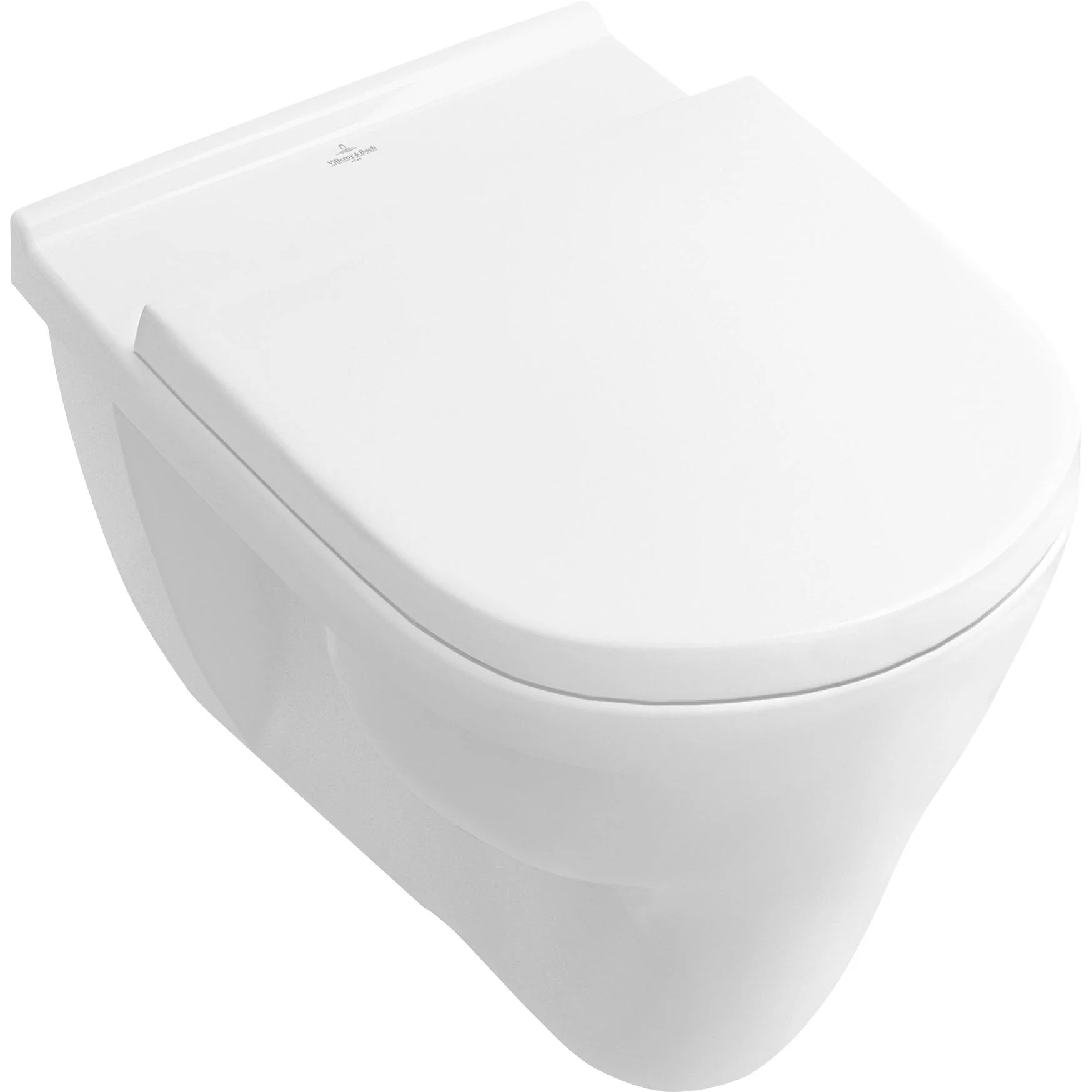 Vägghängd Toalettstol Villeroy & Boch O.novo 566210 Vit Alpin med Ceramic Plus