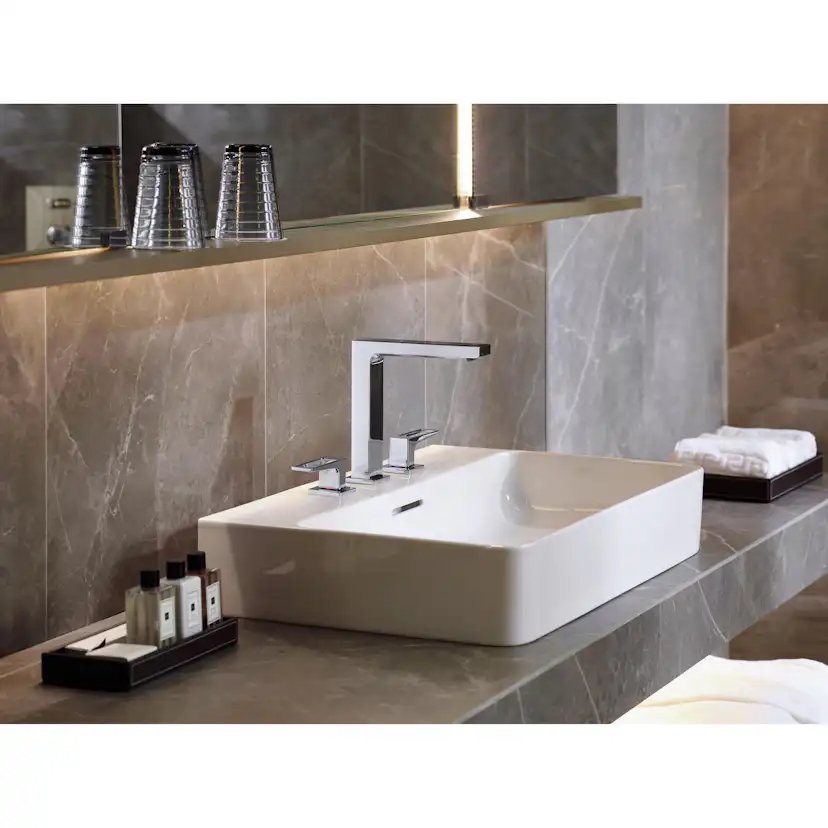 Tvättställsblandare Hansgrohe Metropol 160 3-håls med Bygelgrepp
