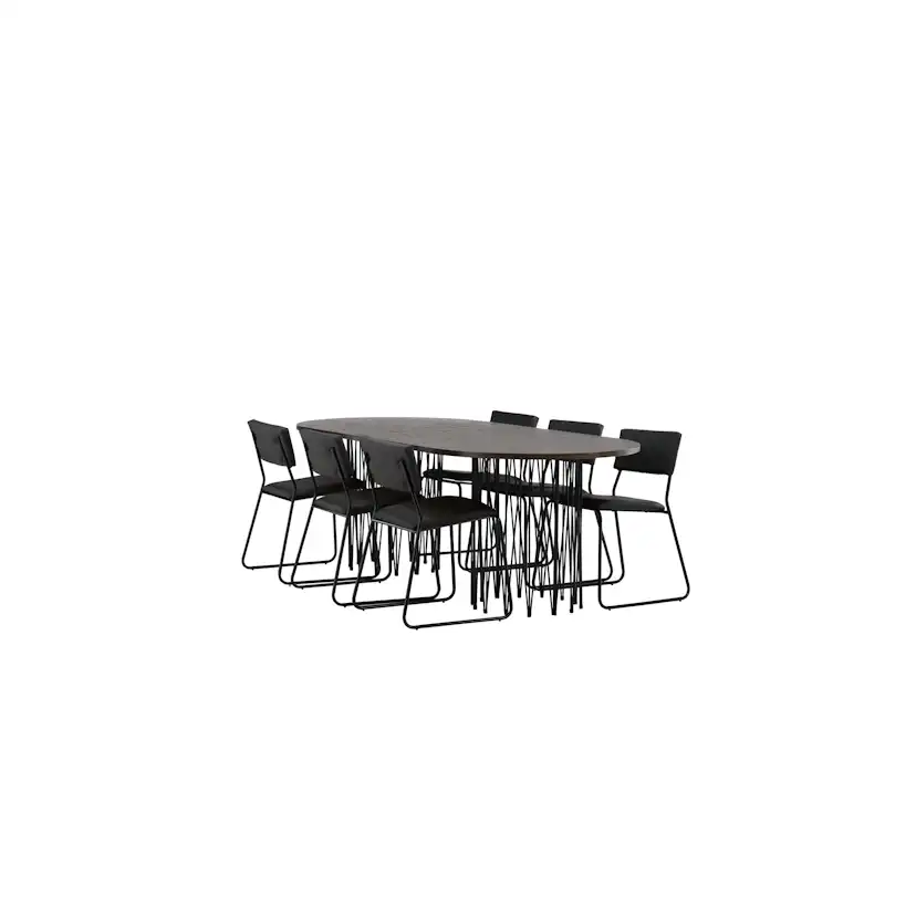 Matgrupp furniture/fashion Stone med 6 Kenth Stolar