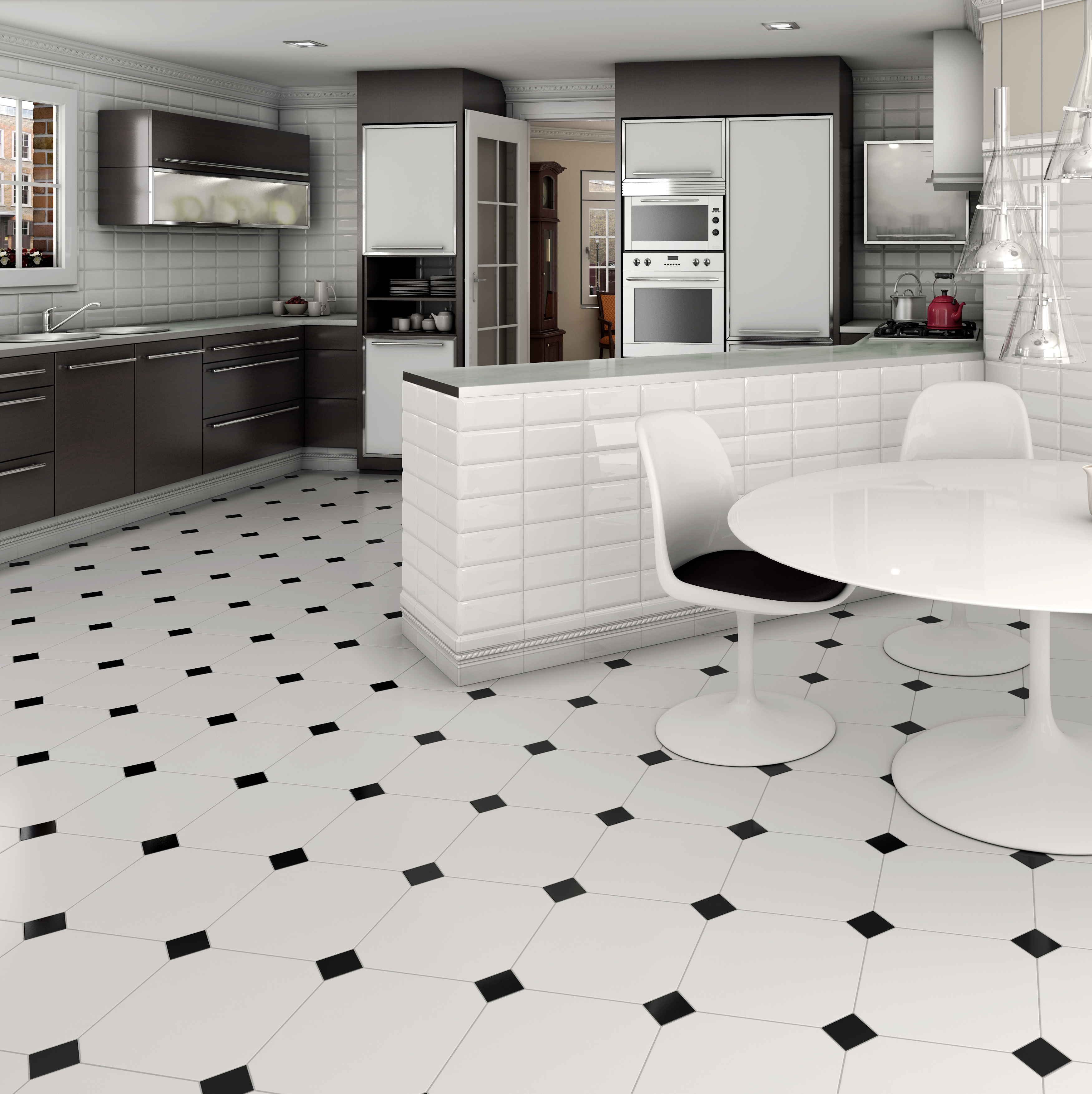 Klinker Tenfors Octogono Cabaret Nacar 20x20 cm