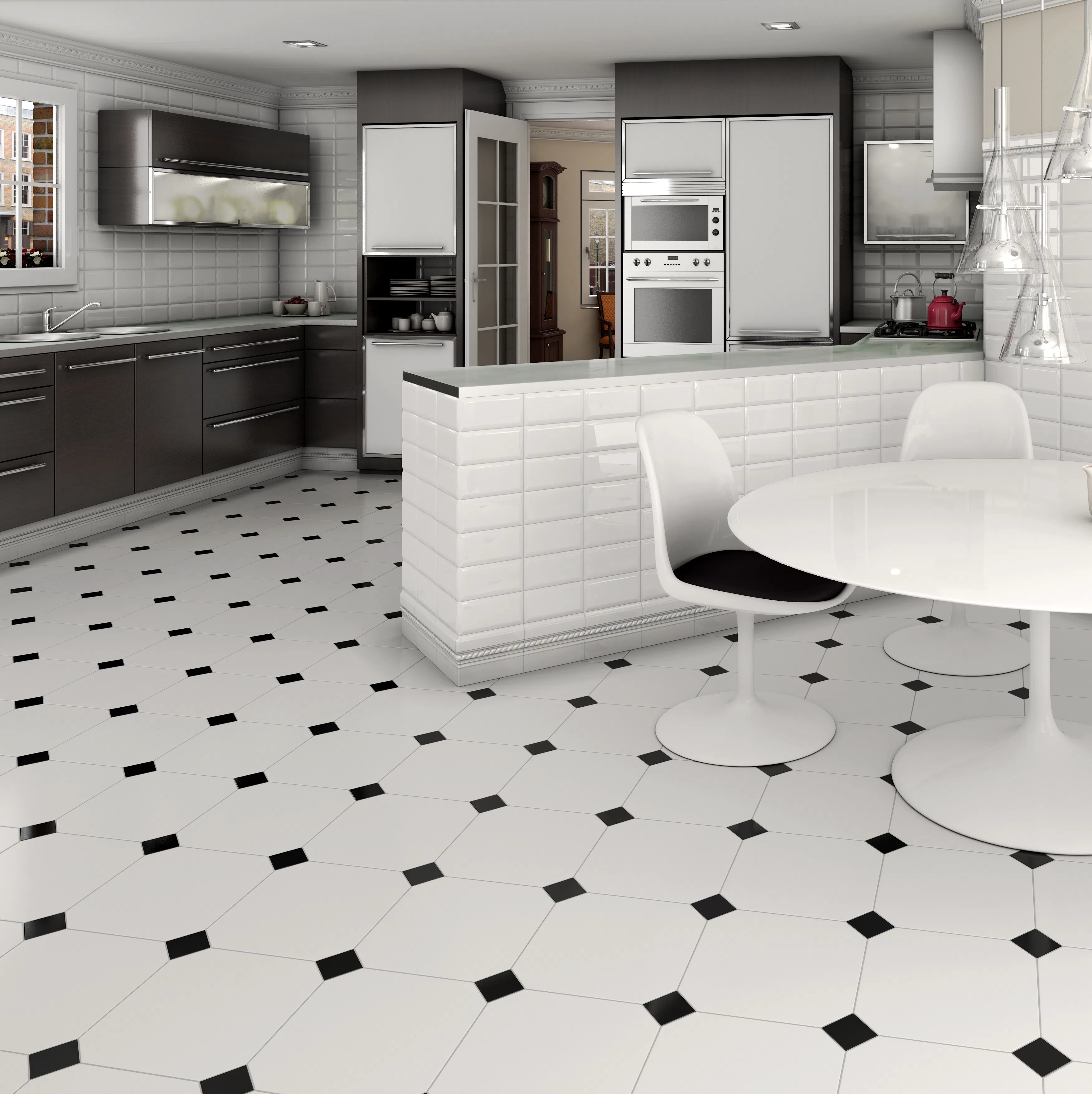 Klinker Tenfors Octogono Cabaret Nacar 20x20 cm