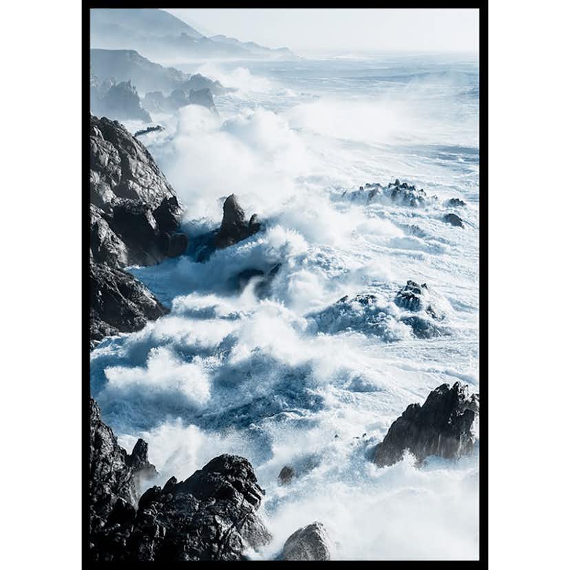 Poster Gallerix Pacific Ocean Coastline