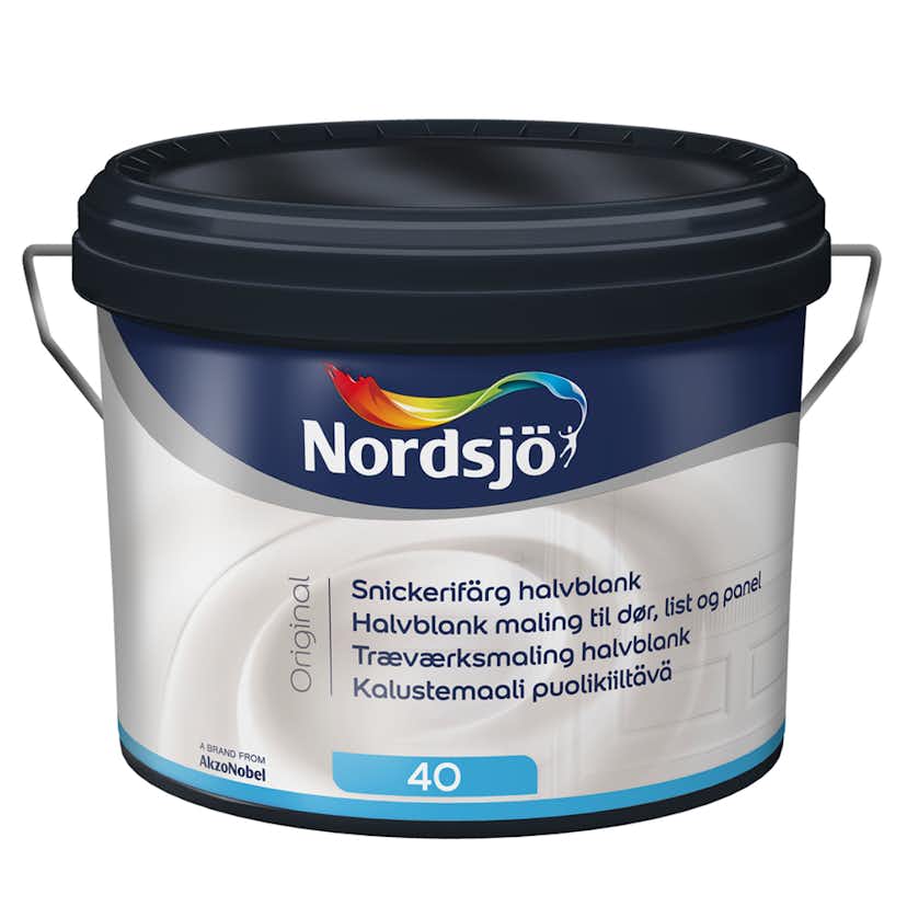Snickerifärg Nordsjö Original Vit Halvblank