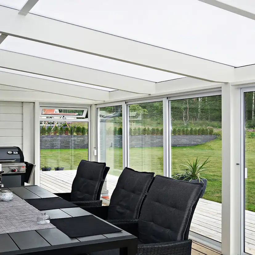 Kanalplast 55 mm Halle Isolux Opal Komplett Tak