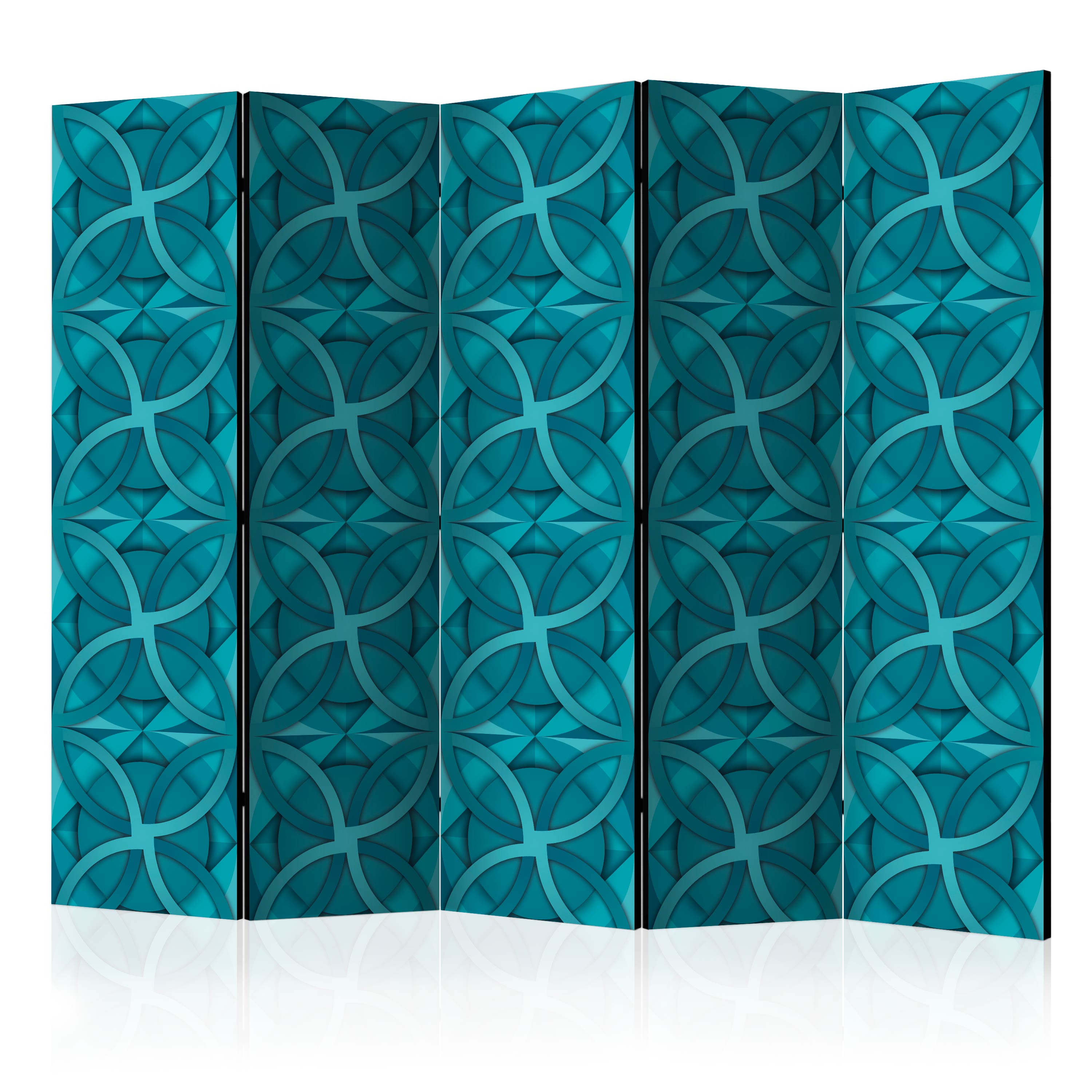 Rumsavdelare Arkiio Geometric Turquoise II 225x172 cm