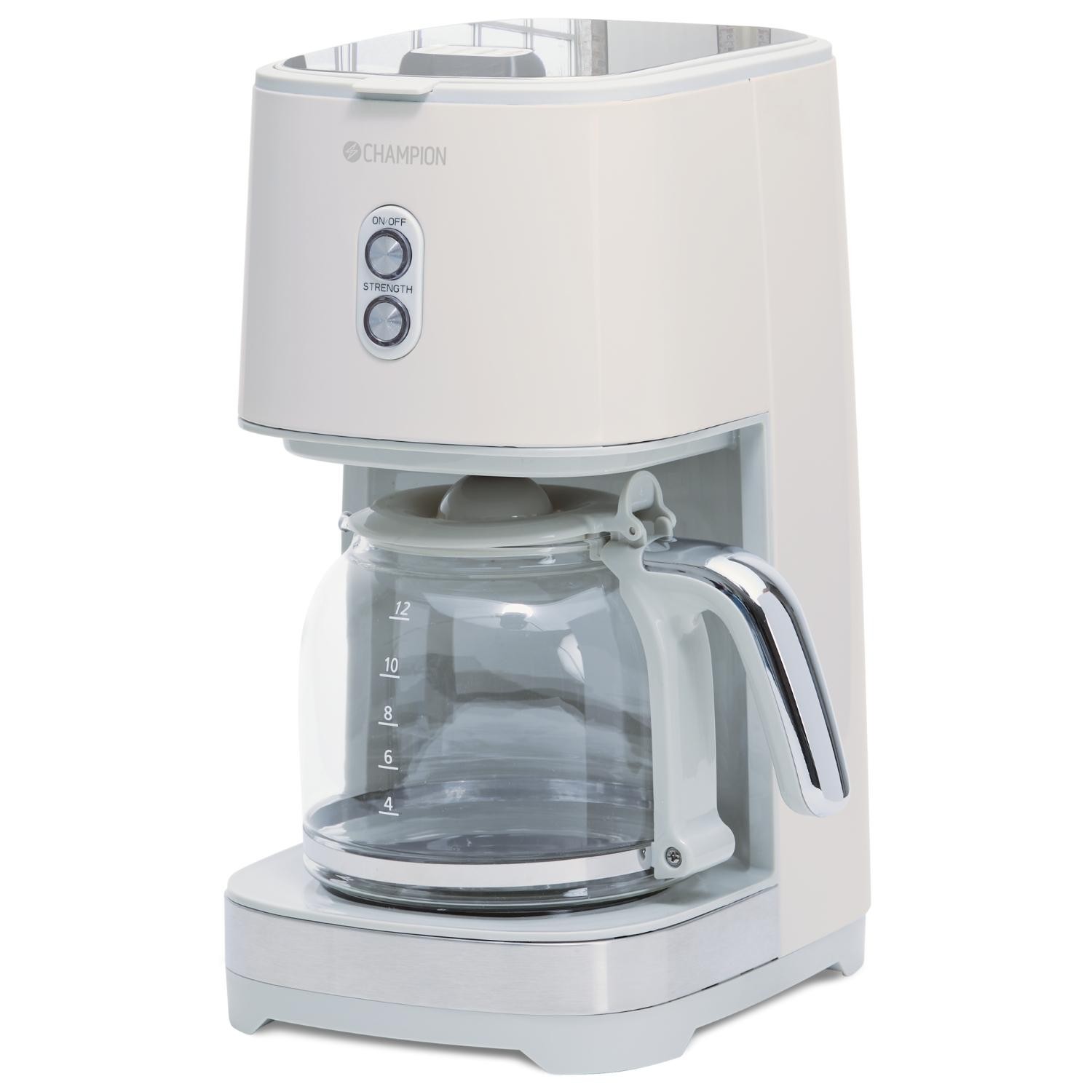 Kaffebryggare Champion 12-koppar/1,5L KB610 Creme White Series