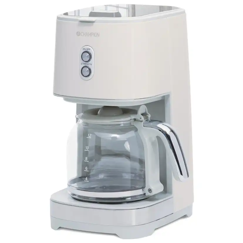 Kaffebryggare Champion 12-koppar/1,5L KB610 Creme White Series