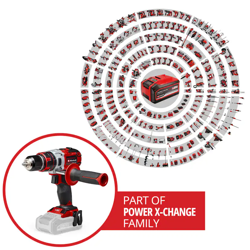 Slagborr/Skruvdragare Einhell TE-CD 18 Li-i Borstlös (2x2Ah)