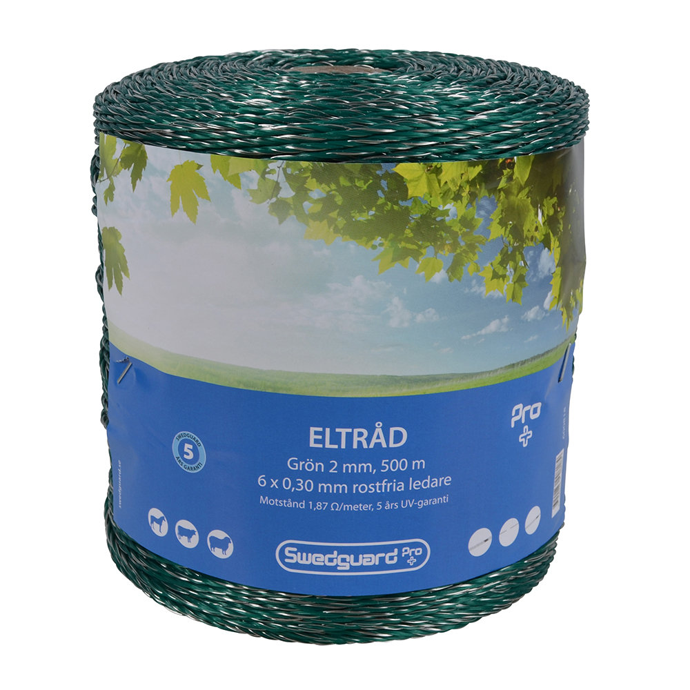 Eltråd Swedguard Pro+ 2 mm Grön