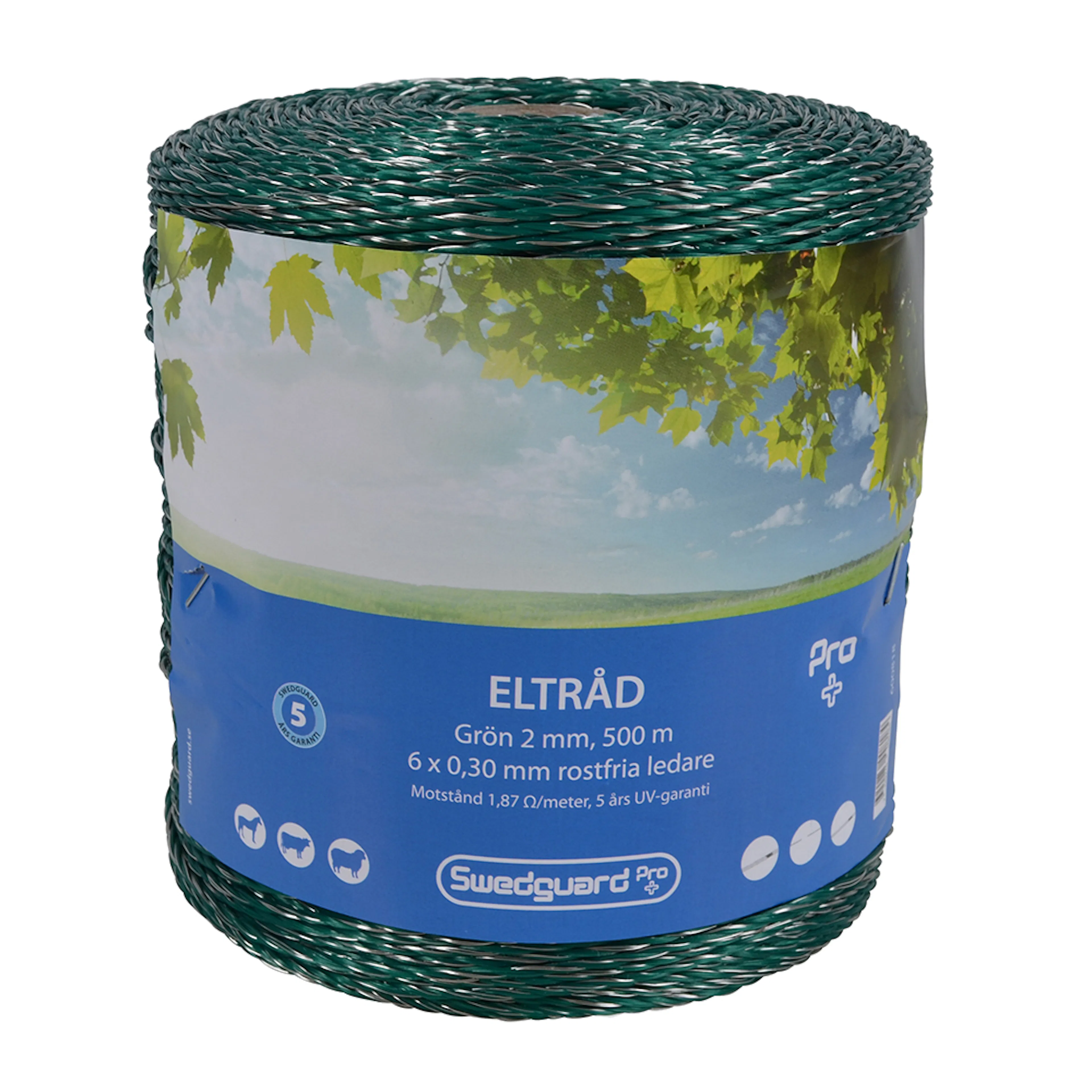 Eltråd Swedguard Pro+ 2 mm Grön