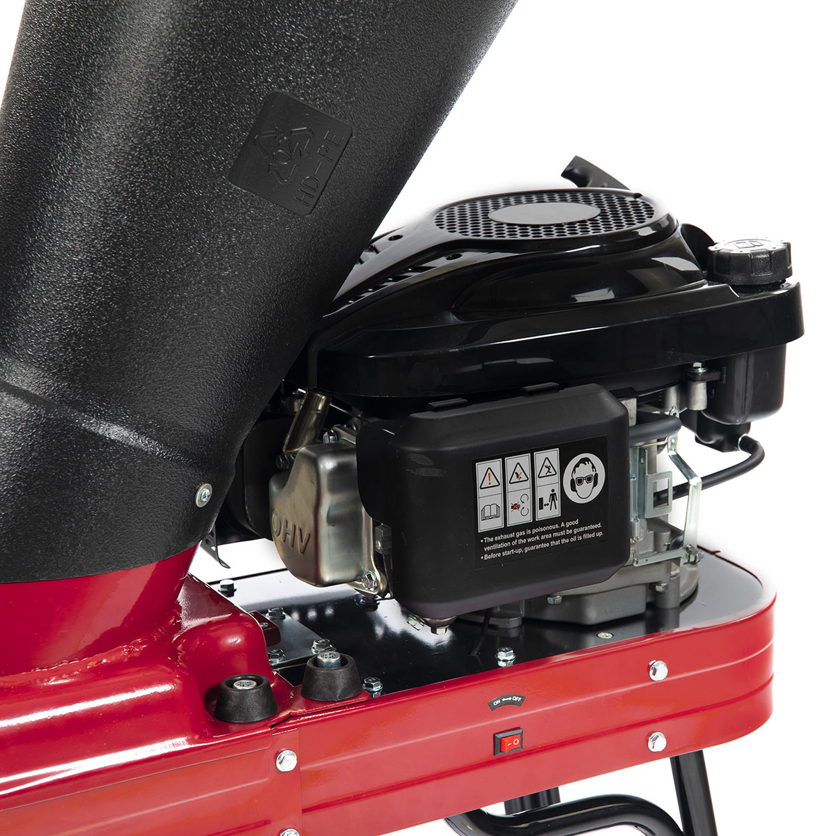 Flismaskin/Kompostkvarn Metalcraft 3.5 HK Loncinmotor