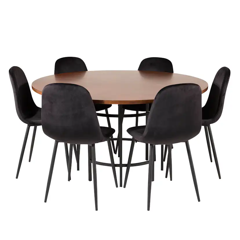 Matgrupp furniture/fashion Copenhagen med 6 Pobbie Stolar