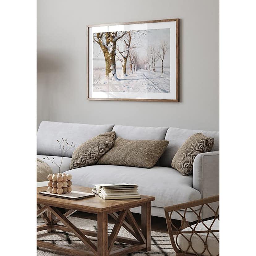 Poster Gallerix Snow Covered Avenue