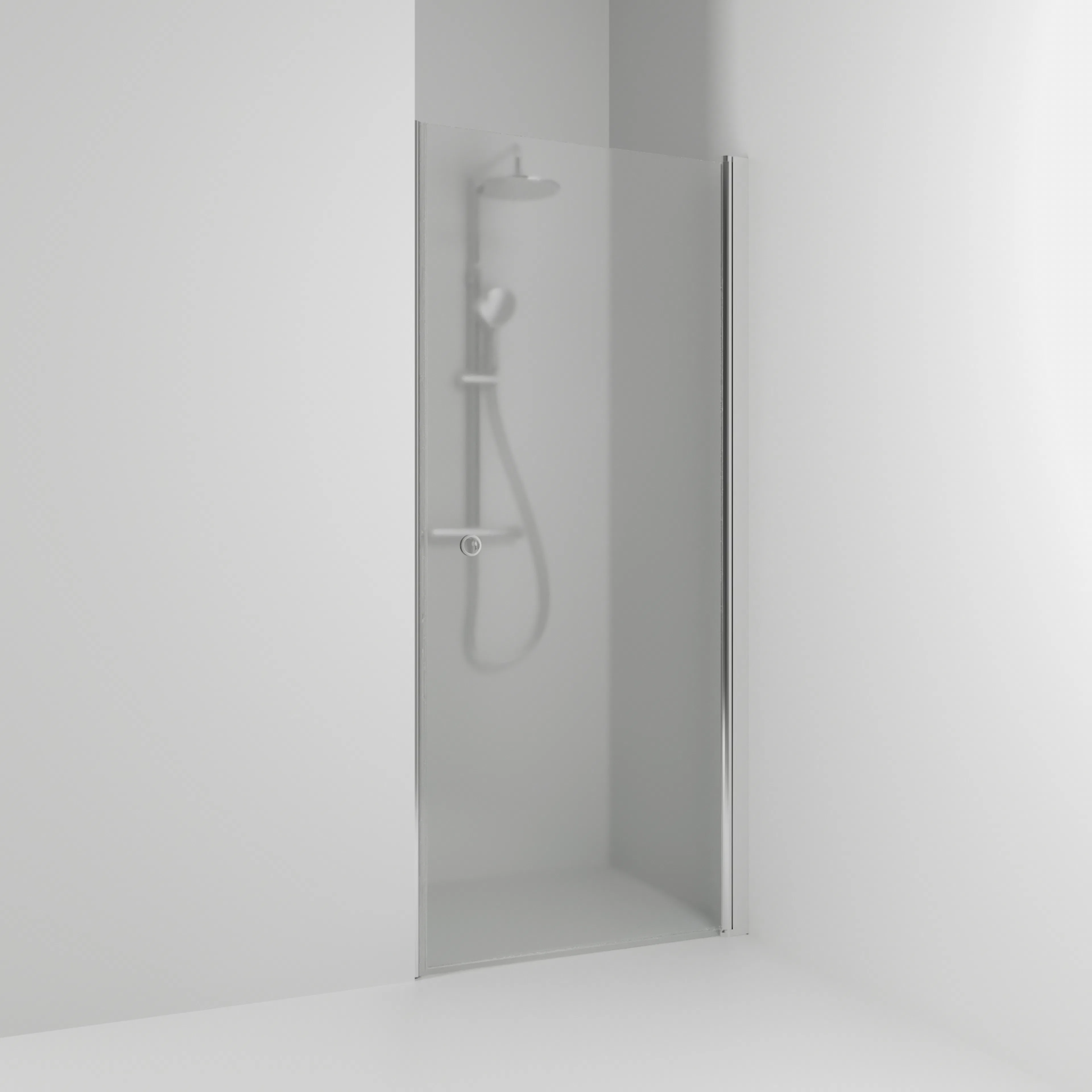 Enisch Rak Skoga HG Bl/Fr 80 Profil: Alu blank, Frostglas, 763x1980 mm