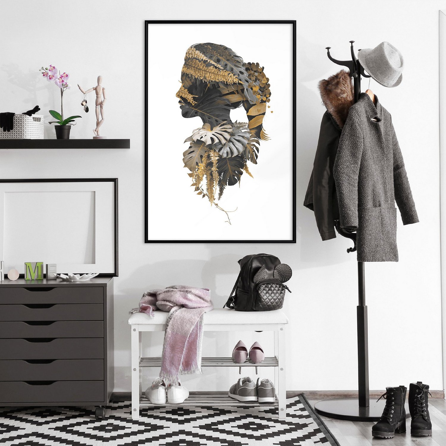 Poster Artgeist Affisch Jungle Man