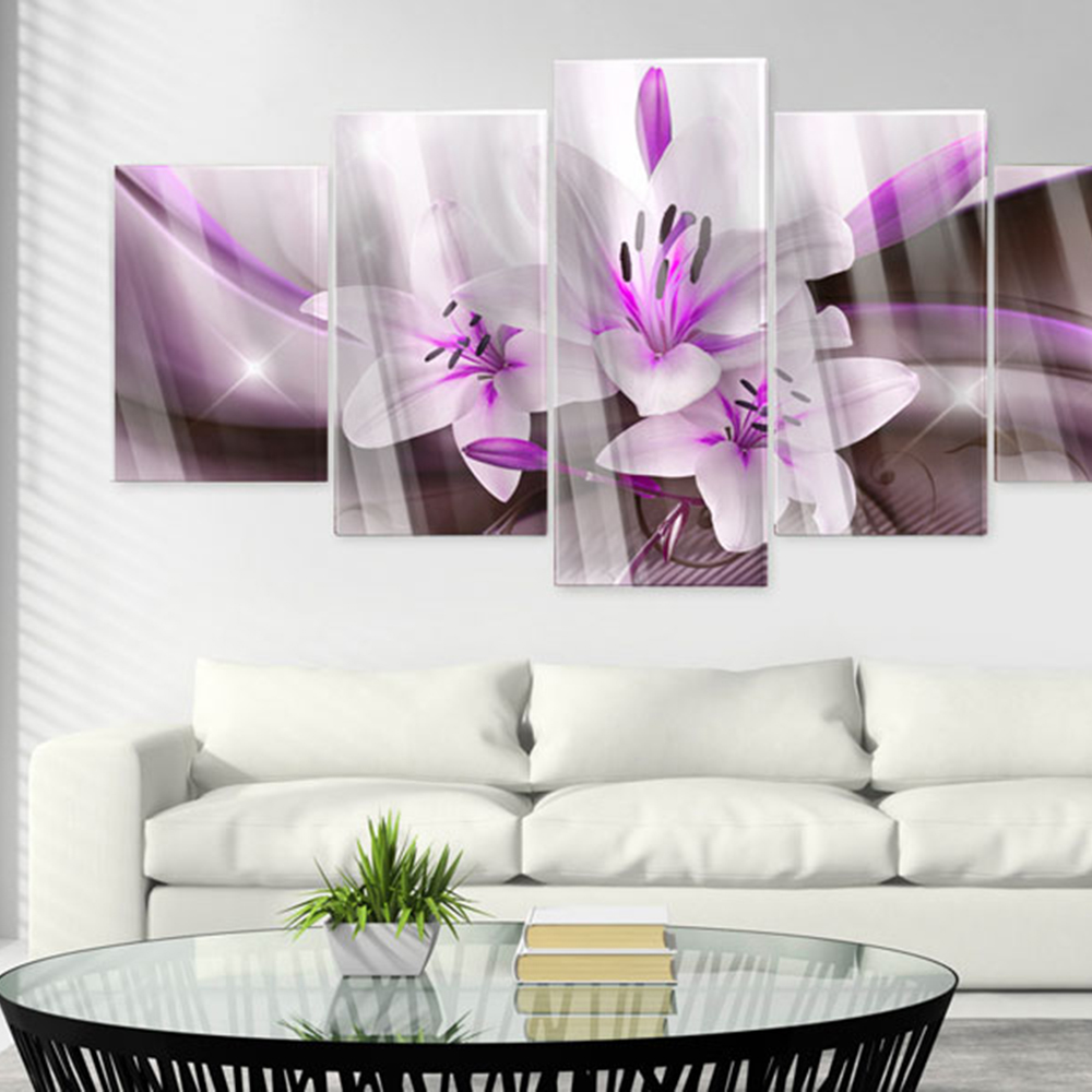 Akrylglastavla Arkiio Violet Desert Lily