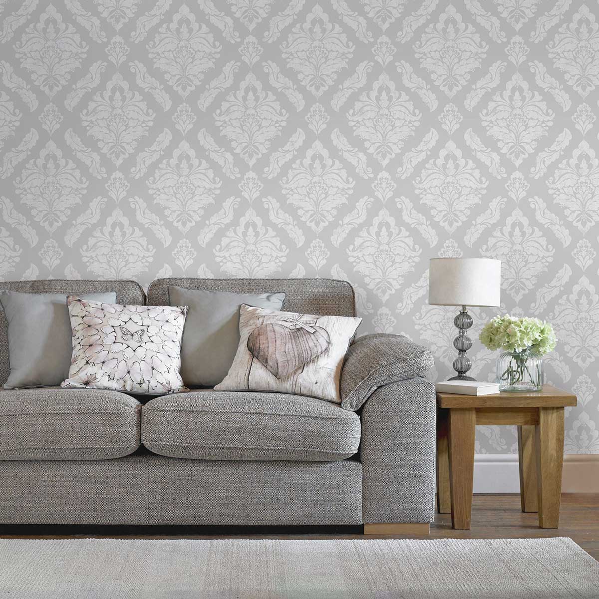Tapet Boutique Damask Metallic Effekt 104259
