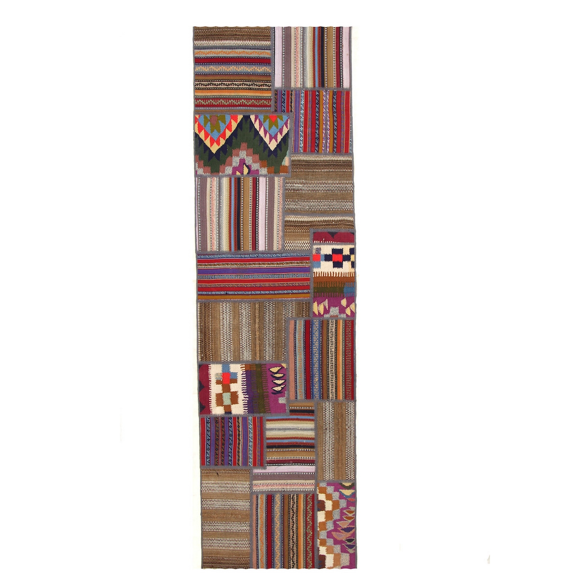Persisk Patchworkmatta Arkiio 750947 Shiraz/Azerbajdzjan 72x254