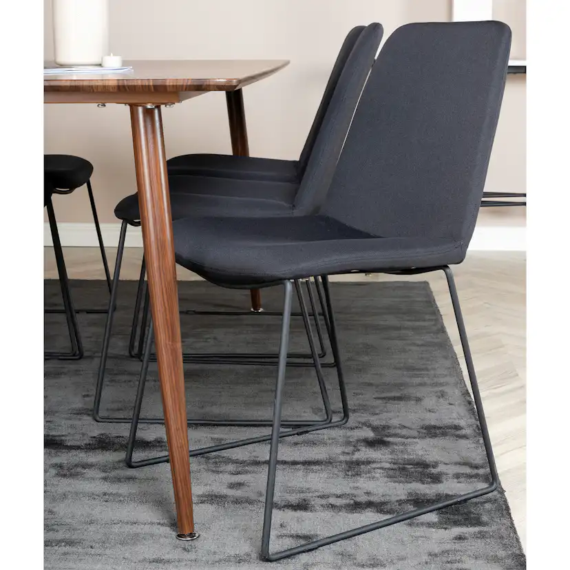 Matgrupp Venture Home Pobbie med 6 Muscot Stolar Polyestertyg