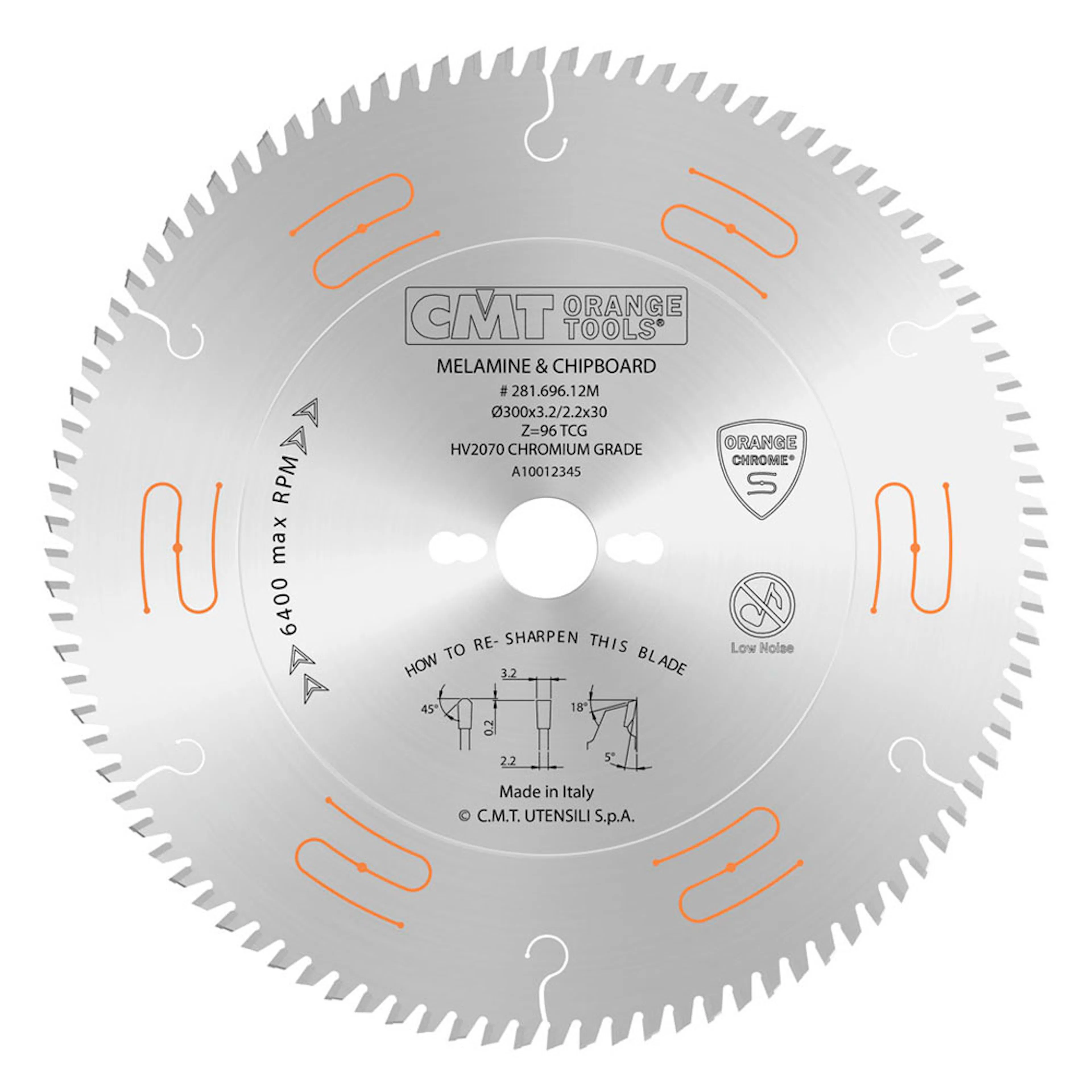 Formatsågklinga CMT Orange Tools TF Chrom